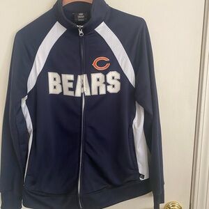 Chicago Bears Navy Blue Track Jacket